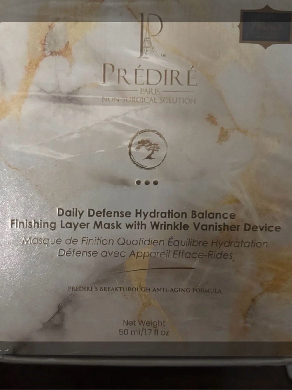 Daily Defense Hydration Balance Finishing Layer Mask - Gold/White